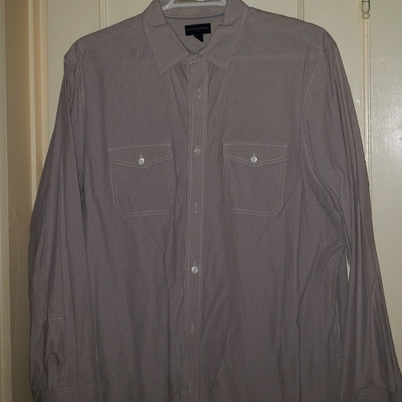 Pull Léger Col V Banana Republic - Soie/coton - Taille XL 42/44 - Beige - Occasion Très Bon état